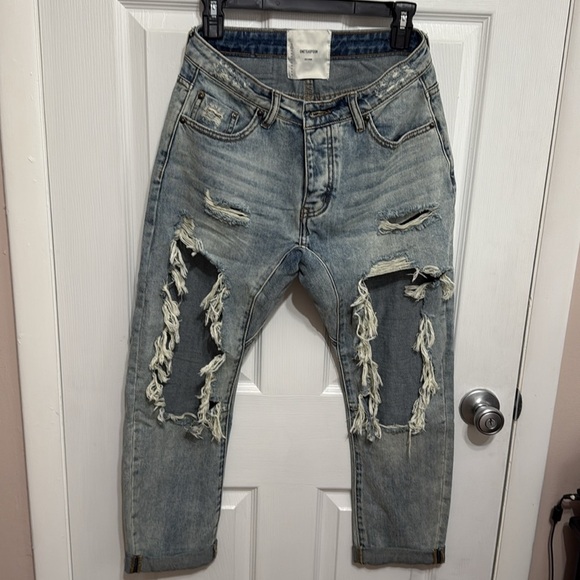 NWOT One Teaspoon Saints Boyfriend Jeans Montana Size 23 - Picture 6 of 8